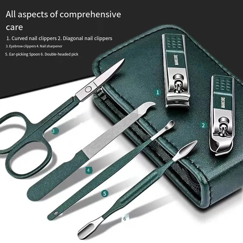 6-Piece Professional Manicure & Nail Care Kit